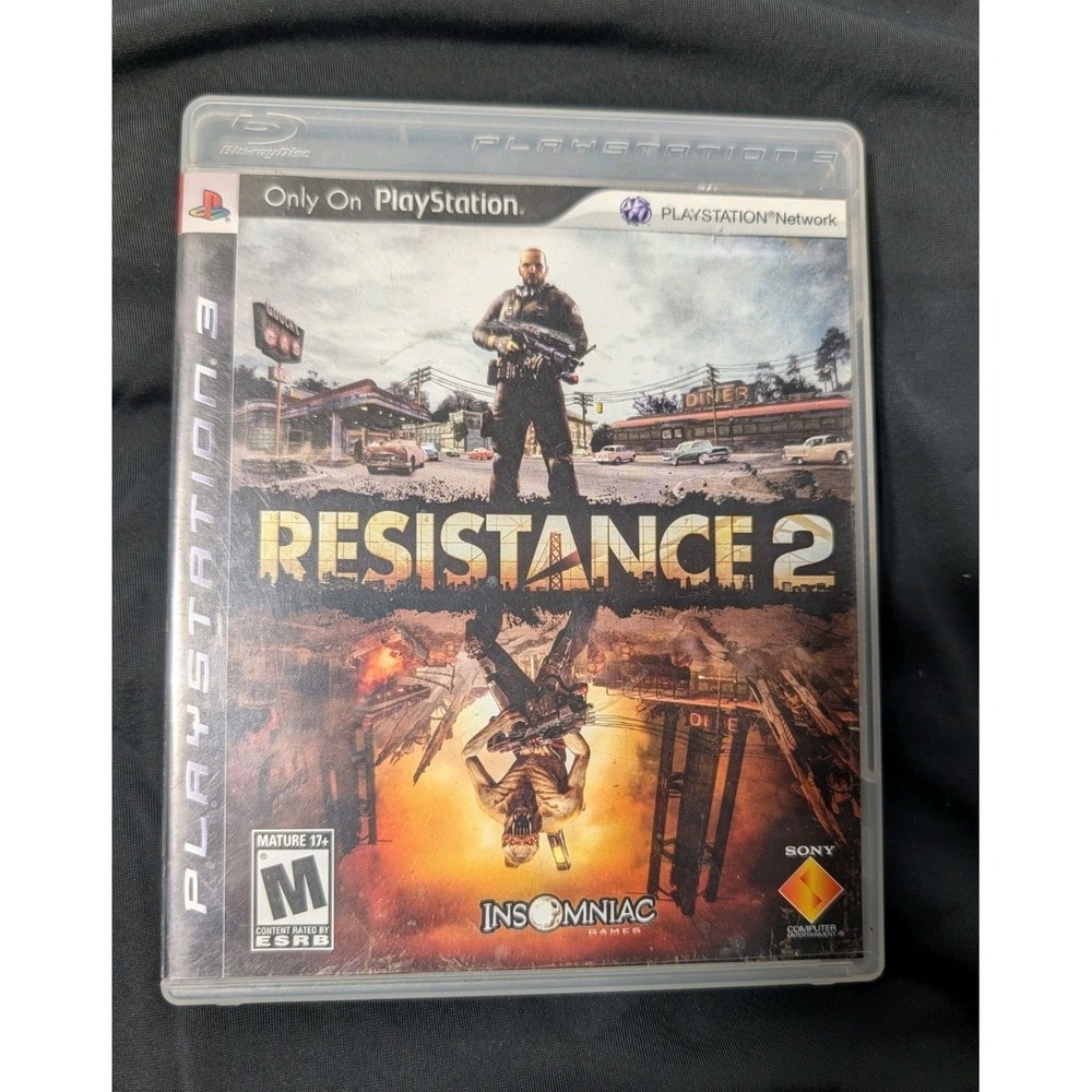 Resistance 2 Sony PlayStation 3 PS3 2008 CIB Complete Physical Shooter Insomniac